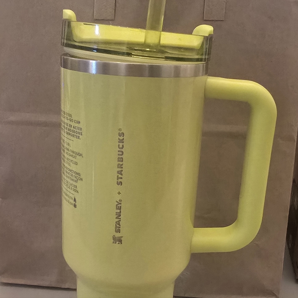 Starbucks x Stanley Lime Green Tumbler 40oz